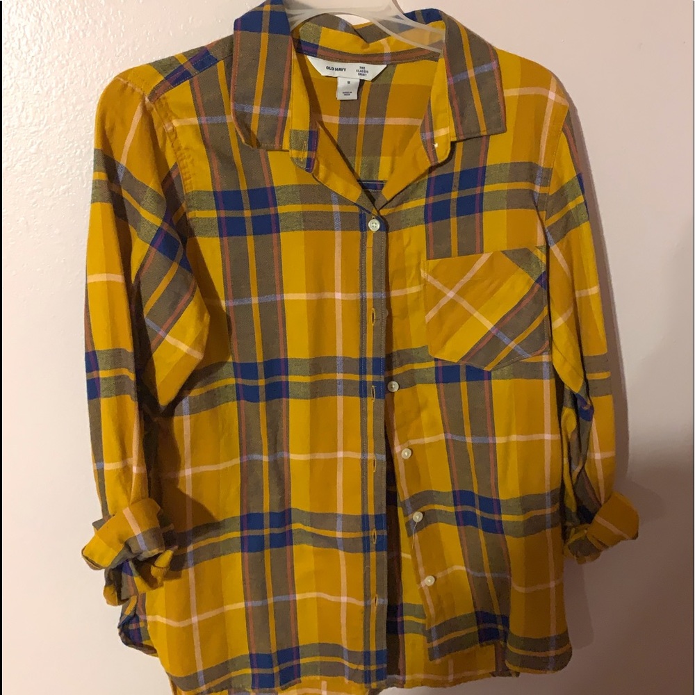 Flannel button up shirt
